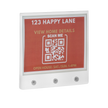 Real Estate Acrylic Sign Rider- for Sign Post Triple Magnet with Self-Adhesive Metal Flat Plate