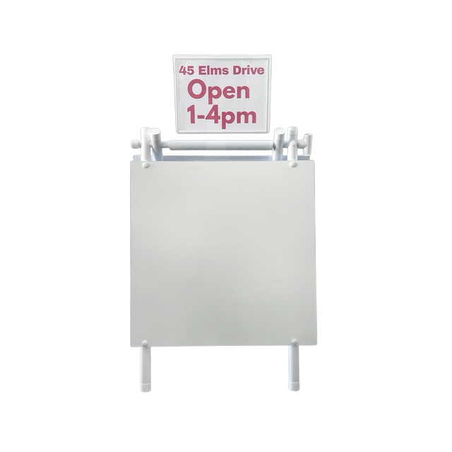 Sign Rider Holds 8.5” x 11” Inserts Double-Sided for A-Frame PVC 24x24 and 18x24