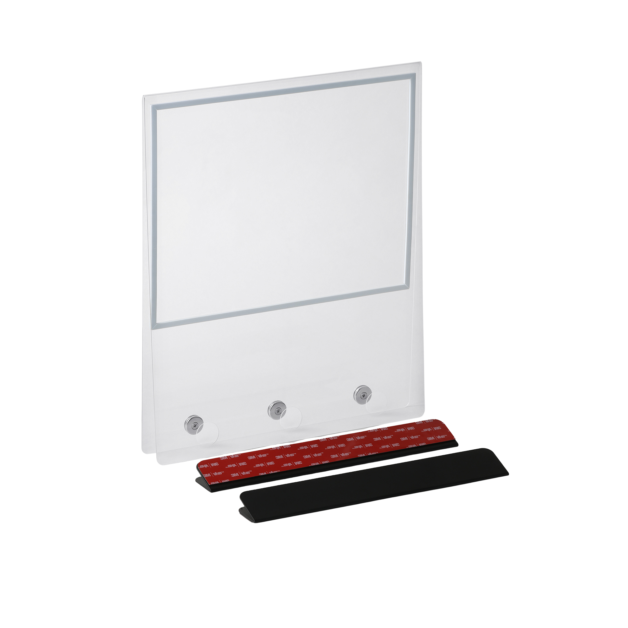 Sign Rider for A-Frame Sidewalk/Sandwich Holds 8.5” x 11” Insert-Triple Magnet Double-Sided