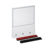 Sign Rider for A-Frame Sidewalk/Sandwich Holds 8.5” x 11” Insert-Triple Magnet Double-Sided