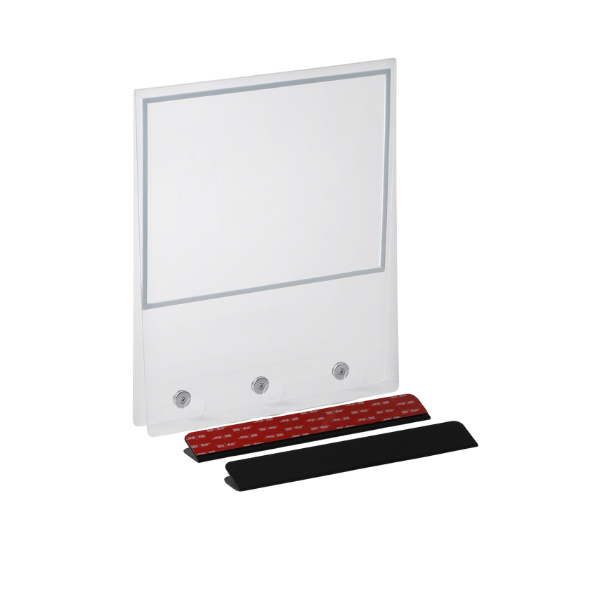 Sign Rider for A-Frame Sidewalk/Sandwich Holds 8.5” x 11” Insert-Triple Magnet Double-Sided