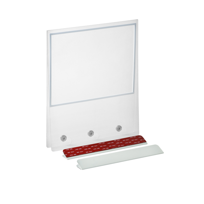 Sign Rider for A-Frame Sidewalk/Sandwich Holds 8.5” x 11” Insert-Triple Magnet Double-Sided