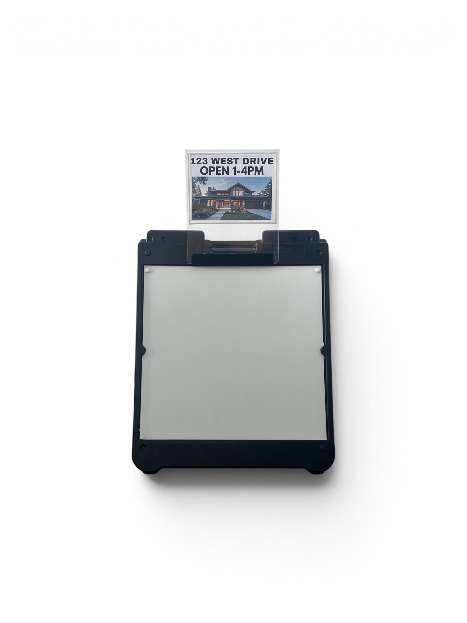 Sign Rider for A-Frame Sidewalk/Sandwich Holds 8.5” x 11” Insert-Triple Magnet Double-Sided