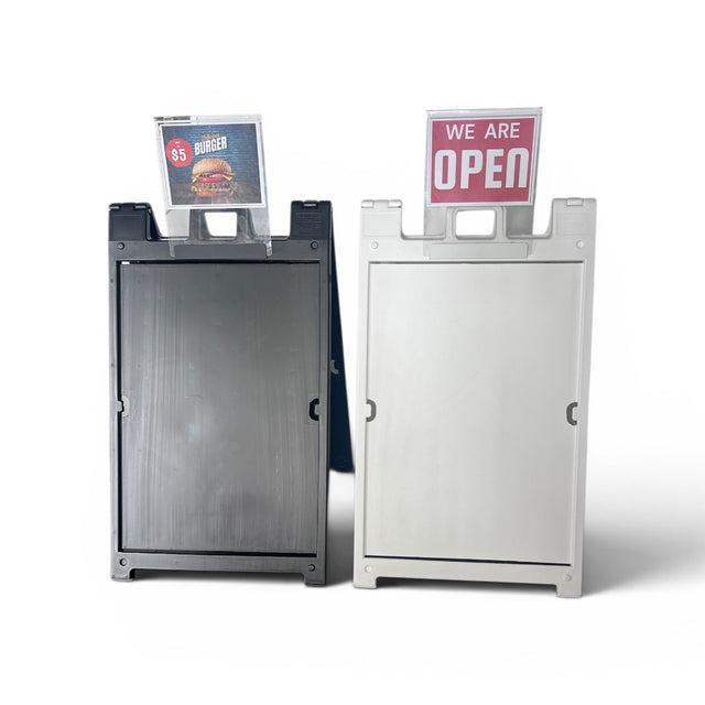 Sign Rider for A-Frame Sidewalk/Sandwich Holds 8.5” x 11” Insert-Triple Magnet Double-Sided